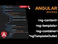 Angular ng-content, ng-container, ng-template and ngTemplateOutlet implementation | angular tutorial