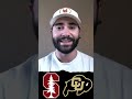 College Football Picks: Week 7 - Stanford vs. Colorado  - October 13 #Shorts