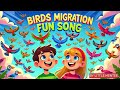 Why Do Birds Migrate Fun Song! | Kids Song | LittleMentee