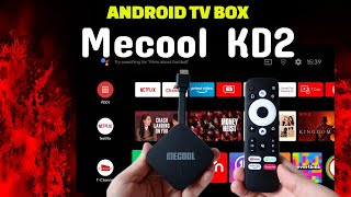 MECOOL KD2 TV Stick Google certifié Android 11 4K HDR AV1 YouTube Prime Vidéo Support 4 Go de RAM 32