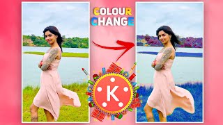 Cloth and Background Colour Change in KineMaster | color grading in mobile | add filter kinemaster