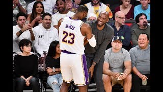 Kobe Bryant Attends Lakers Game at Staples Center Best Highlights
