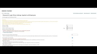SAP SuccessFactors - Password & Login Policy Settings #configuration #sapsuccessfactors #password