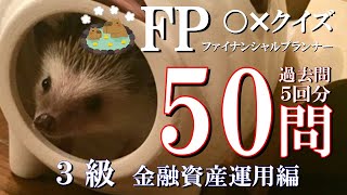 【FP３級】50問〇×クイズ金融資産運用３（11～15）　ファイナンシャルプランナー。マルバツ。わかりやすい。聴き流しでも勉強#過去問#解説#猫#犬#1分で知識アップ#うさぎ#NISA#fp2#fp3