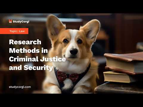 Why is research methods important in criminal justice?