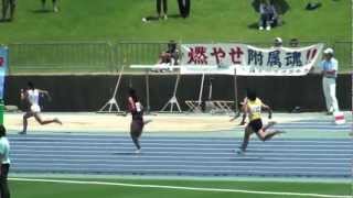 兵庫県中学総体－低学年女子4x100m予選1組