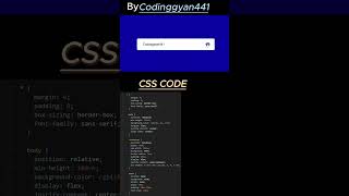 Show Hide Password Input Field Using HTML, CSS and Javascript | BY Codinggyan441