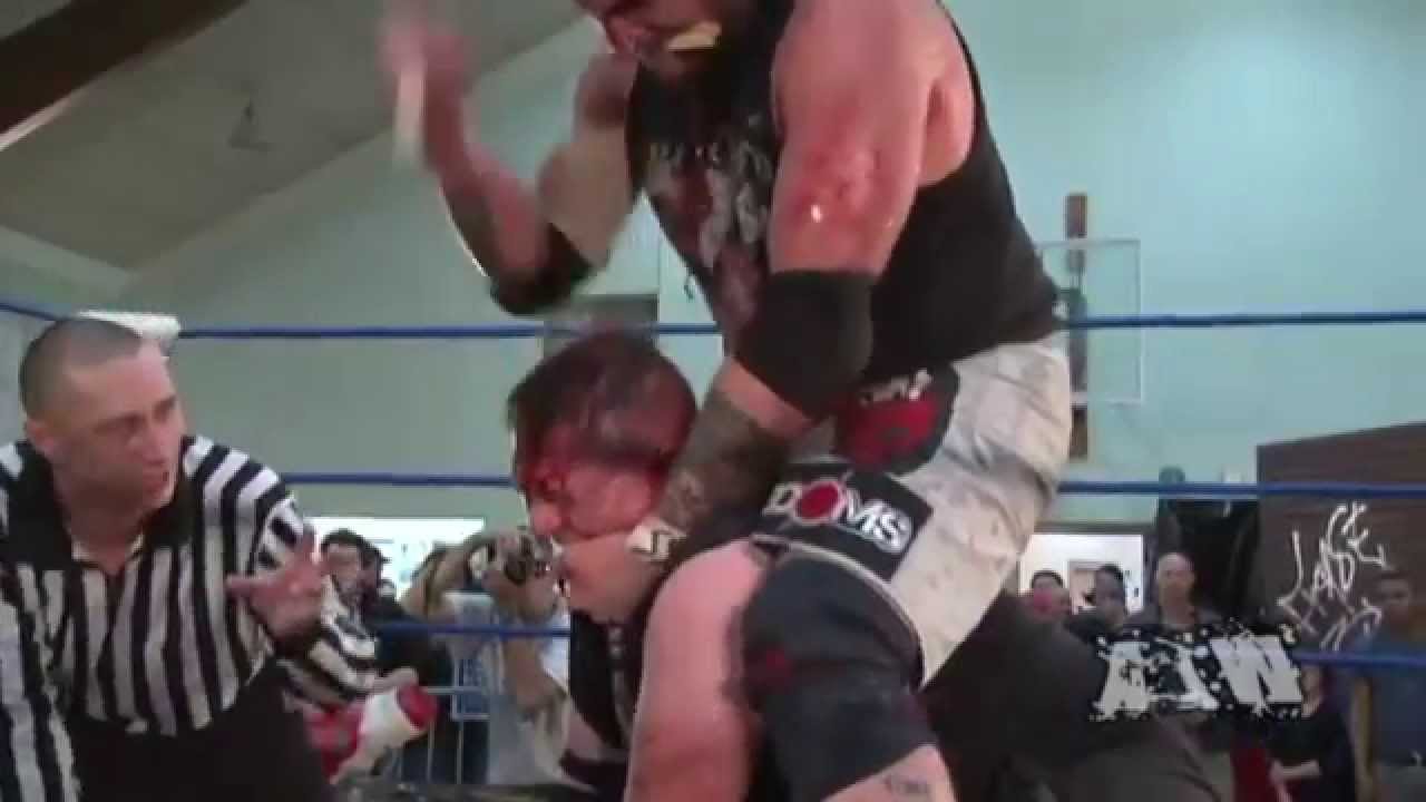 Masada Stabs Mad Man Pondo - Absolute Intense Wrestling [Deathmatch ...