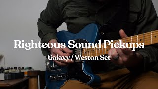 Righteous Sound Pickups Galaxy and Weston // Clean Tones Demo // Fender Telecaster