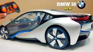 RC BMW i8 Silver Edition Official Car Unboxing & Testing - Chatpat toy tv