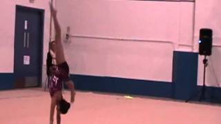 Mila Lavoie Rhythmic Gymnastics  North Zones 2015 Freestyle