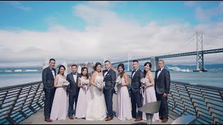San Francisco Design Center Wedding Le Meridian Ferry Building Bay Bridge Pier Epic Video Highlight