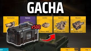 Opening 500x GACHA Containers • Modification Event • Crossout Mobile