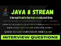 Java 8 Stream  Interview Questions | How to sort employee by their salary ?