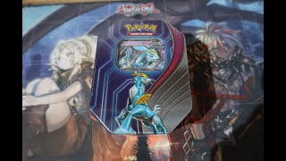 Pokemon Pack Opening Iron Crown Tin OMG