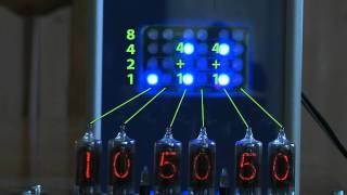 How to read a binary clock, easy video explanation