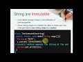 Strings are immutable in java / immutable strings / java strings