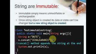 Strings are immutable in java / immutable strings / java strings