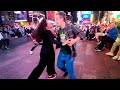 Forro dance in Times Square (NYC) - Rafael & Juzinha