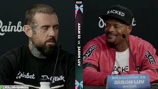 Adam22 got mad after his wife, Lena The Plug called Jason Luv “large” in many ways