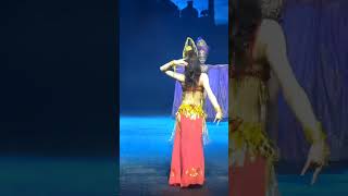 杭州宋城千古情演出现场#千古情12#赵迪妮 Hangzhou Song Cheng qianguqing Performance Scene # Belly Dance #Zhao dini