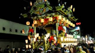 秩父夜祭2008年12月2日　宵宮　上町屋台