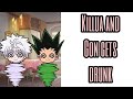 Killua and Gon gets drunk || Killua x Listener ||