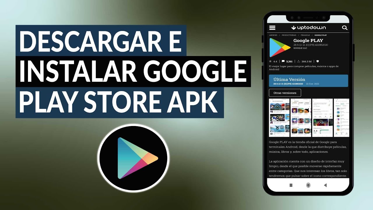 Cómo Descargar E Instalar Google Play Store APK ¡Muy Fácil! - YouTube