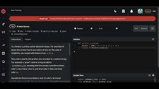 Codewars | Printer Errors | Python 7 kyu