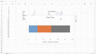 Creating a box and whisker graph in Excel 2013