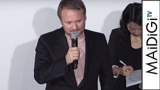 ジョンソン監督、“レイア姫”キャリー・フィッシャーとの最後の会話明かす　映画「スター・ウォーズ／最後のジェダイ」監督来日イベント5