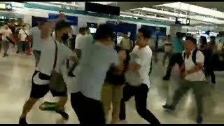 One year since mob attack protesters at Hong Kong metro station | AFP