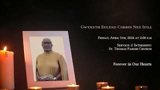 In Loving Memory Gwyneth Corbin Obituary