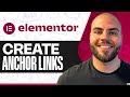 Create Anchor Links To Another Page In Elementor (2026)