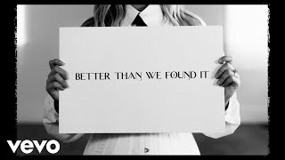 Maren Morris - Better Than We Found It (Official Lyric Video)
