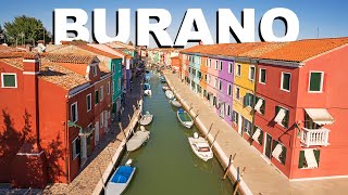 Why Burano is colorful \u0026 kite aerial photography of Venice canals - Italy Travel