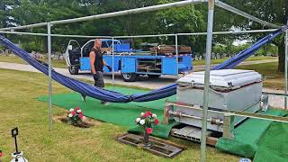 An Average Day for a Headstone Cleaner and Burial Vault Installer