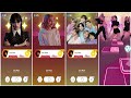 WEDNSEDAY vs EMMA MYERS vs BTS vs BLACKPINK Tiles Hop EDM Rush