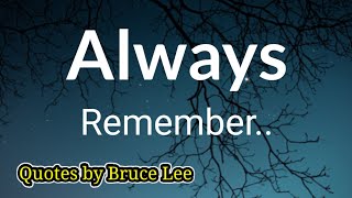 Best Inspirational Bruce Lee Quotes That will change your Life | Famous Bruce Lee Sayings in English