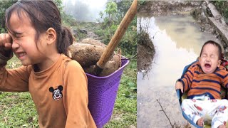 Two orphaned sisters, begging for food, were allowed to stay at home with their aunt and uncle…