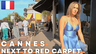 Cannes France Film Festival 25 May 2022 Walking Tour | Next To Red Carpet | 4K UHD 60FPS