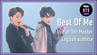 BTS - Best Of Me live at 5th Muster (stage mix) 2019 [ENG SUB] [Full HD]