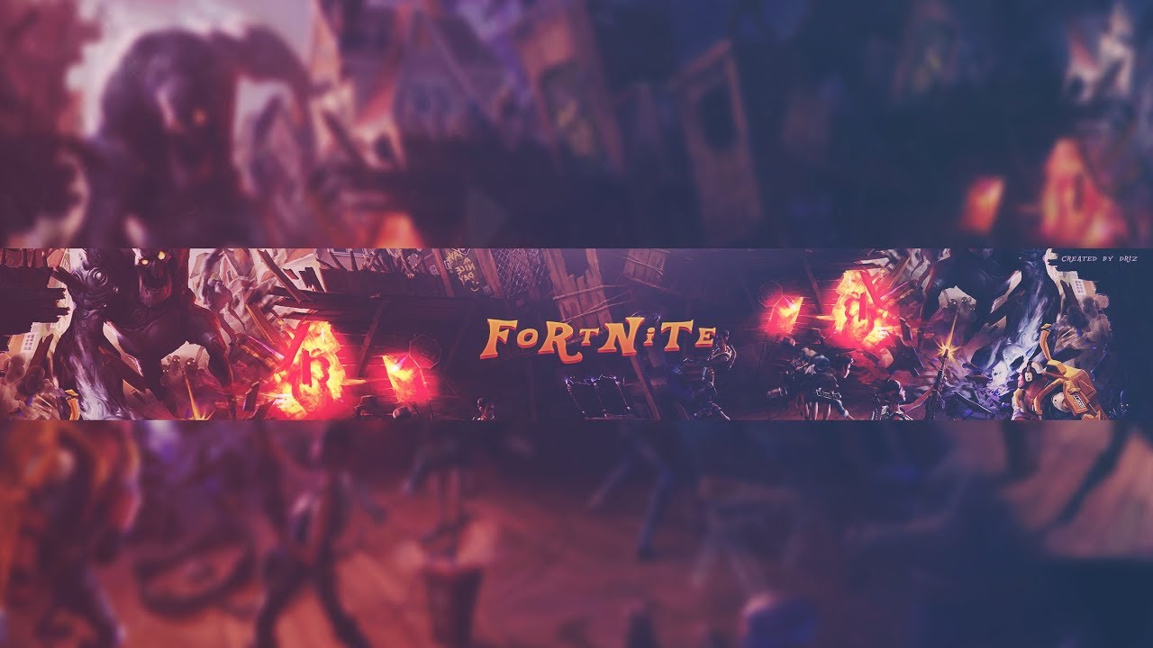 Ultimate Fortnite Youtube Banner Template [Free] - YouTube