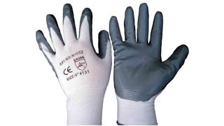 Nylon safety gloves