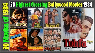 Top 20 Bollywood Movies Of 1984 | Hit or Flop | 1984 की बेहतरीन फिल्में | with Box Office Collection