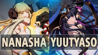 GBVSR:🔥Nanasha (Anila) Vs Yuutyaso (Yuel)🔥| High Level Gameplay.