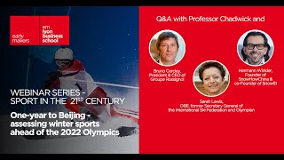 Webinar: One-year to Beijing - assessing winter sports ahead of the 2022 Olympics