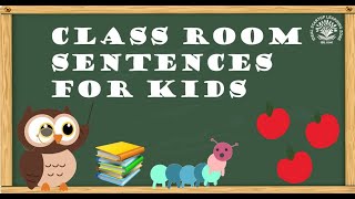 Classroom Sentences for kids | Preschool online Learning | Preschool Videos