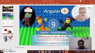 S009 : Angular 9 : Front-End JavaScript Framework (2020) Event Binding