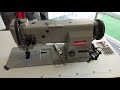 novel nl 4420 double needle heavy duty machine with unison feed